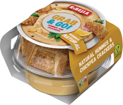 RIBELLA HUMMUS GRAB&GO NATURAL 130g