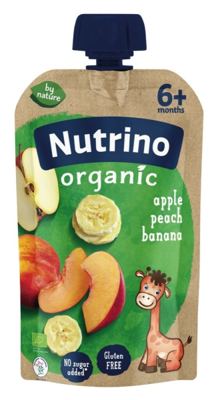 Nutrino organic B. pouch jab/br/ban 100g