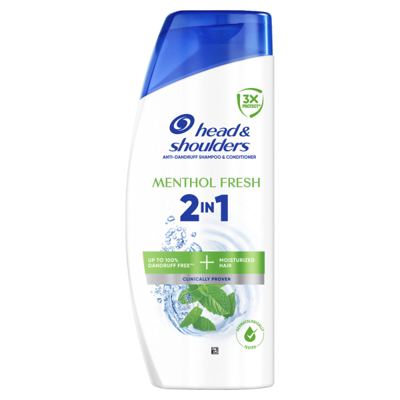 H&S 400mL MENTOL 2U1