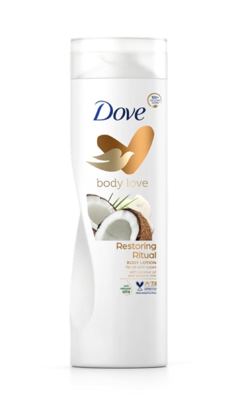 DOVE LOT.COCONUT OIL ALM.400ML
