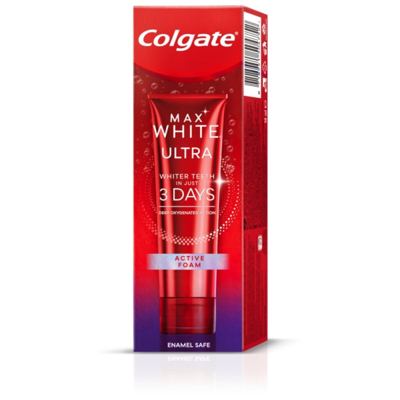 COLGATE ZUBNA PASTA 50 ML MAX WHITE ULTRA ACTIVE FOAM