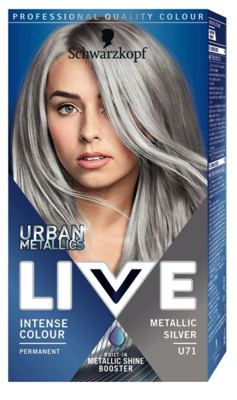 Live Urban Metallics U71 metalik srebrna