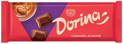 DORINA ČOKOLADA CARAMEL ALMOND 250G(12)