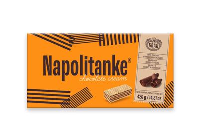 NAPOLITANKE 420g CHOCOLATE CREAM KRAŠ