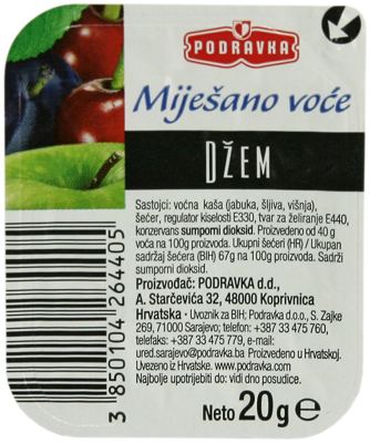 20G PODRAVKA DŽEM MIJEŠANI