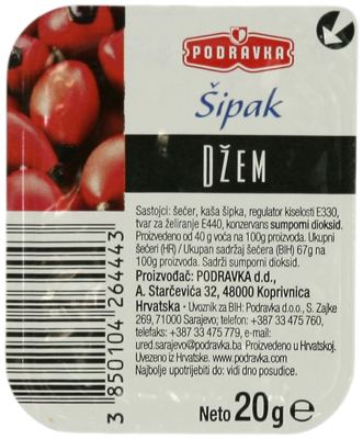 20G PODRAVKA DŽEM ŠIPAK PVC