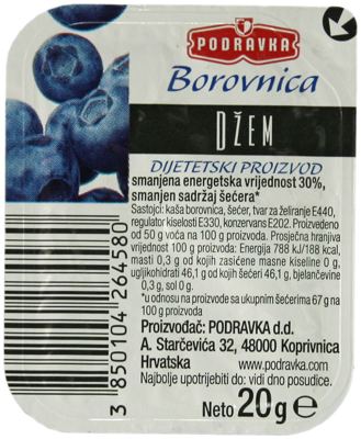 20G PODRAVKA DŽEM BOROVNICA
