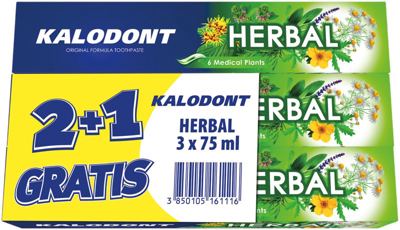 KALODONT PROMO HERBAL 75mL 2+1**