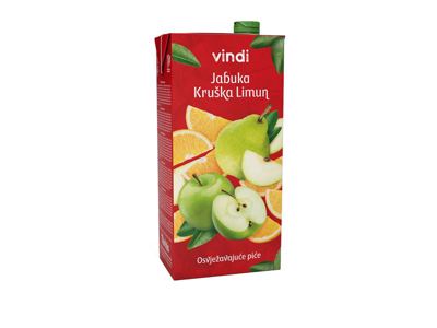 VINDI JABUKA-KRUŠKA 2L BRIK