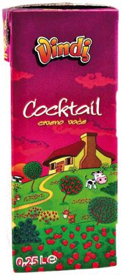 COCKTAIL CRVENO VOĆE 0,25L VINDIJA