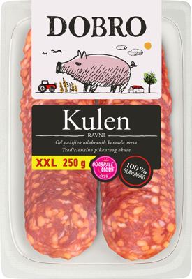 N-KULEN RAVNI NAREZAK 250G -7/1- DOBRO
