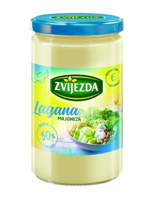 N-MAJONEZA ZVIJEZDA 620G LIGHT- 6/1- STAKLENKA