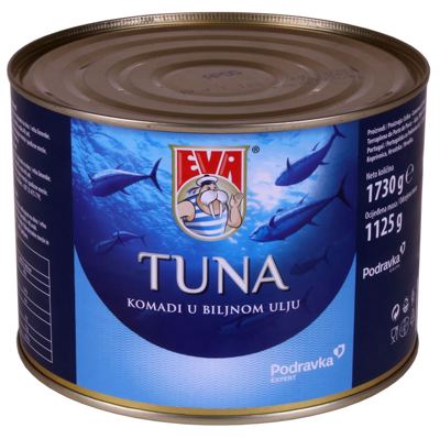 TUNA EVA KOMADI 1,73kg-ocijeđ.mase 1,13kg