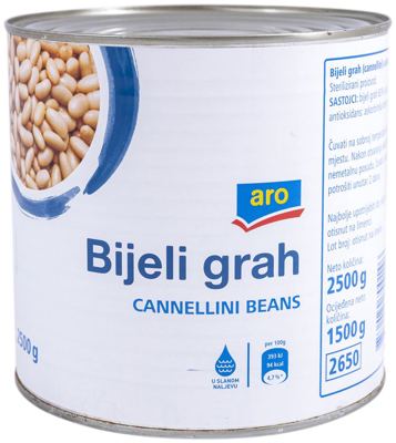 2500G ARO BIJELI GRAH CANNELL.