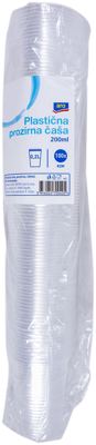 100/1 ARO PL.ČAŠE,PROZIRN,0,2L