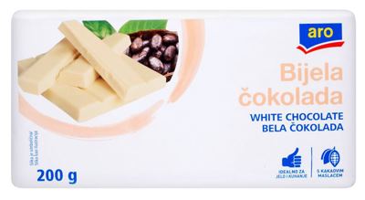 ARO ČOKOLADA ZA KUHANJE BIJELA 200G