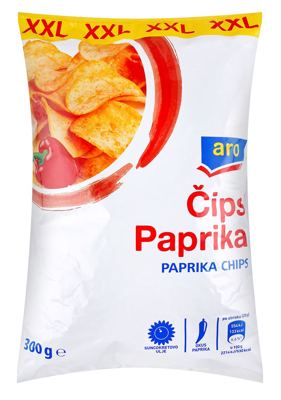 300G ARO ČIPS PAPRIKA