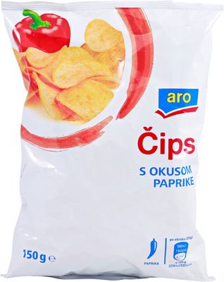 ČIPS PAPRIKA ARO 150g