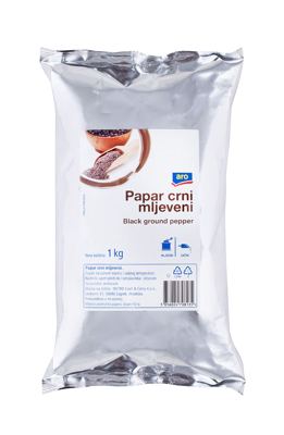 1KG ARO PAPAR CRNI MLJEVENI