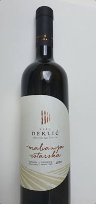 *MALVAZIJA ISTARSKA DEKLIĆ 0.75L VRH SUHO 2025