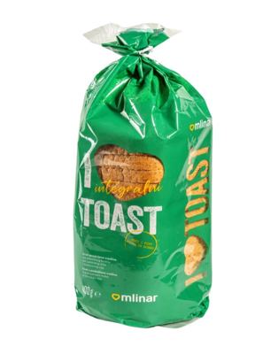 TOST INTEGRALNI 400G MLINAR