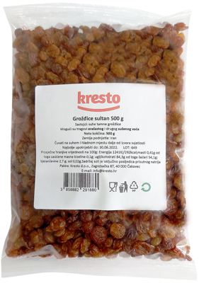 500G KRESTO GROŽĐICE SULTAN