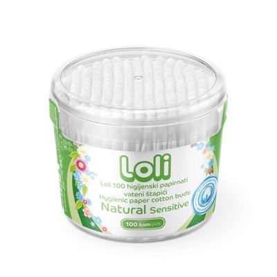 ŠTAPIĆI LOLI 100/1 OKRUGLI NATURAL