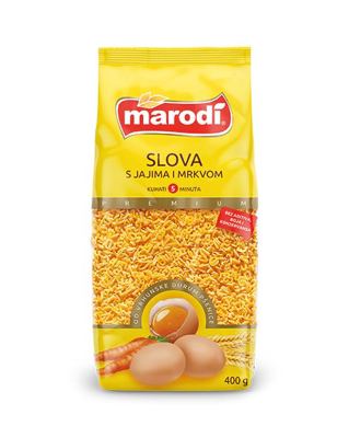 TJ.MARODI 400g SLOVA SA JAJIMA I MRKVOM