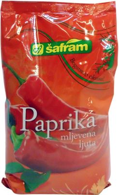 PAPRIKA MLJEVENA ZAČINSKA LJUTA 500G, ŠAFRAM