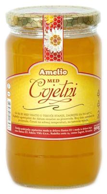 MED CVJETNI 900 G AMELIO STAKLO