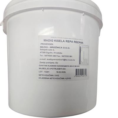 5KG KISELA REPA REZANA KARTON