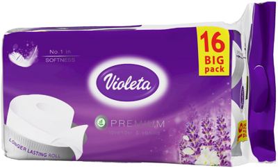 VIOLETA TOALETNI PAPIR 16/1 3-SLOJ LAVANDA