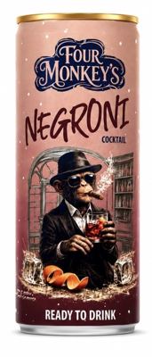 FOUR MONKEY.NEGRONI 0,25 L