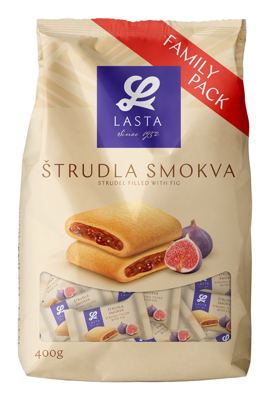 ŠTRUDLA SMOKVA 400g LASTA