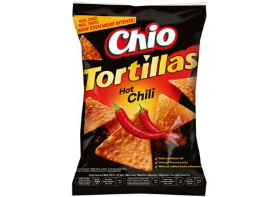 CHIO TORTILJA CHIPS HOT CHILLI 110G