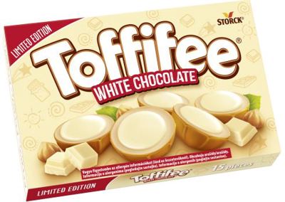 PRALINE TOFFIFEE WHITE 125G STORCK