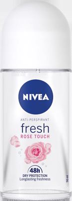 NIVEA DEO FRESH 50mL W ROSE ROLLON