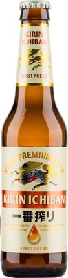 *PIVO KIRIN ICHIBAN 0.33L PALE LAGER -24/1- 5%ALC BOCA