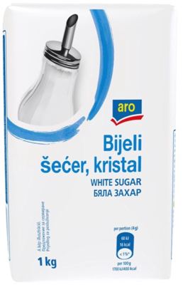 1KG ARO BIJELI KRISTAL ŠEĆER