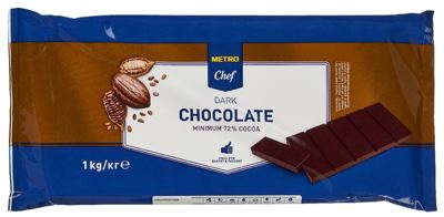 1KG MC ČOKOLADA 72% KAKAO