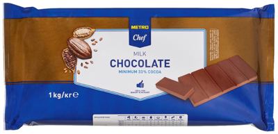 1KG MC ČOKOLADA 33% KAKAO