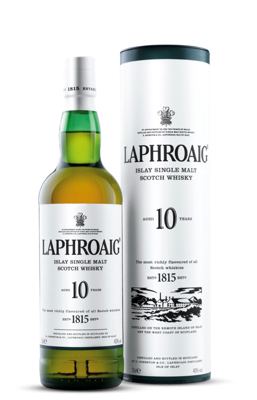 *WHISKY LAPHROAIG 10YO 0,70LSINGLE MALT TUBE -6/1-
