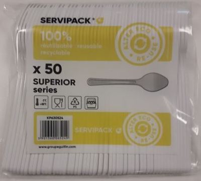 50/1 PLAST.ŽLICA BIJELA PS