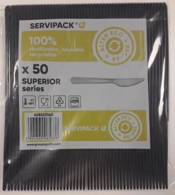 VIŠEKRATNI NOŽEVI SUPERIOR 18 cm CRNI 50/1 ELMAG