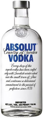 VODKA ABSOLUT 1L