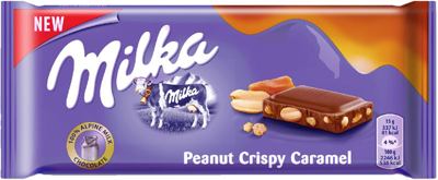 MILKA PEANUT CARAMEL 90G