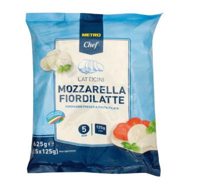 5X125G MC FDL MOZZARELLA
