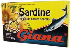 Sardina u biljnom ulju 0125 GIANA
