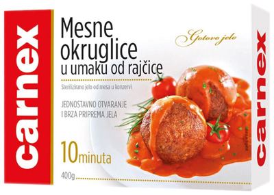 CARNEX OKRUGLICE U UMAKU OD RAJČICE 400g