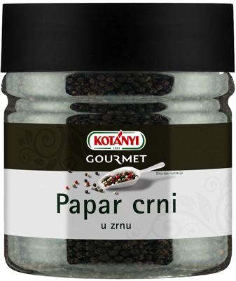 ZAČIN PAPR GASTRO 400 ml CRNI ZRNO KOTA